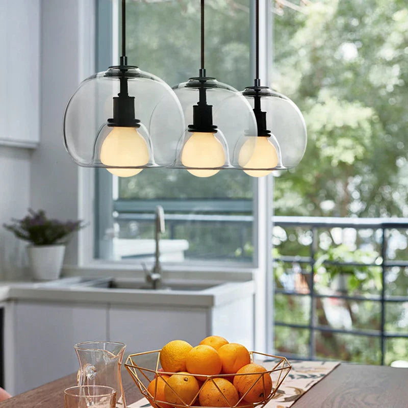 Ivory Field - Modern Glass Pendant Light