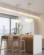 Linen Orchard - Copper Pendant Light Fixtures Bauhaus Lighting
