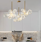 Summer Ivory Hearth LED Chandelier Glass Pendant Lights