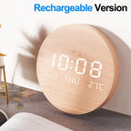 Jules - AuraSphere LED Digital Wall Clock