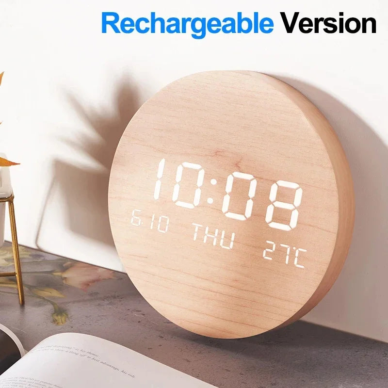 Jules - AuraSphere LED Digital Wall Clock