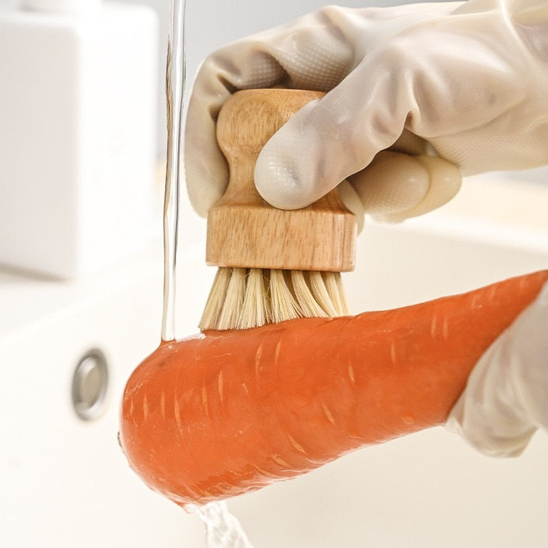 Granite River - Natural Dish Cleaning Brush Wooden Handle