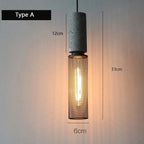 Hearth Gallery Loft Cement Pendant Lamp