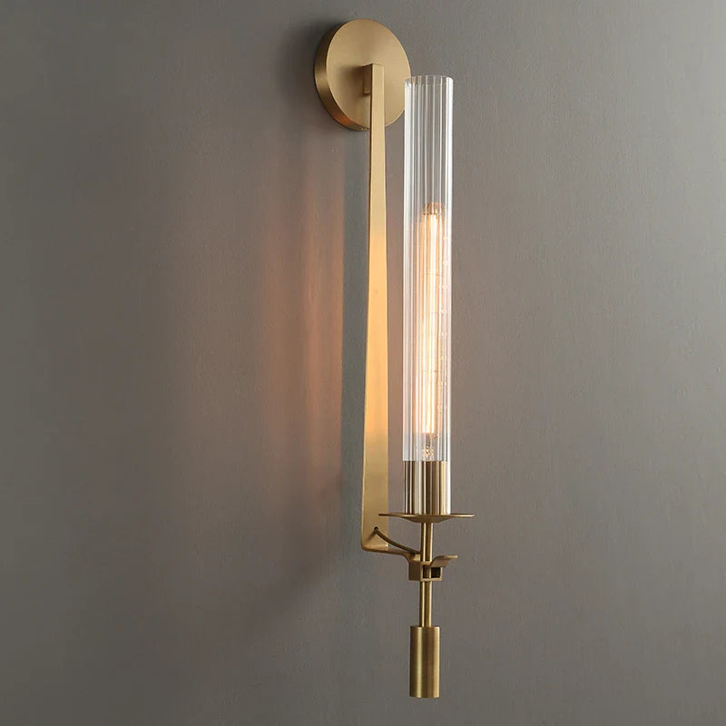 Rustic Compass - Modern Wall Lamp Gold Wall Sconces