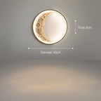River Loft - Half Moon Modern LED Wall Lamp