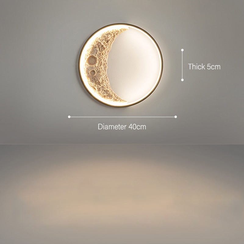 River Loft - Half Moon Modern LED Wall Lamp