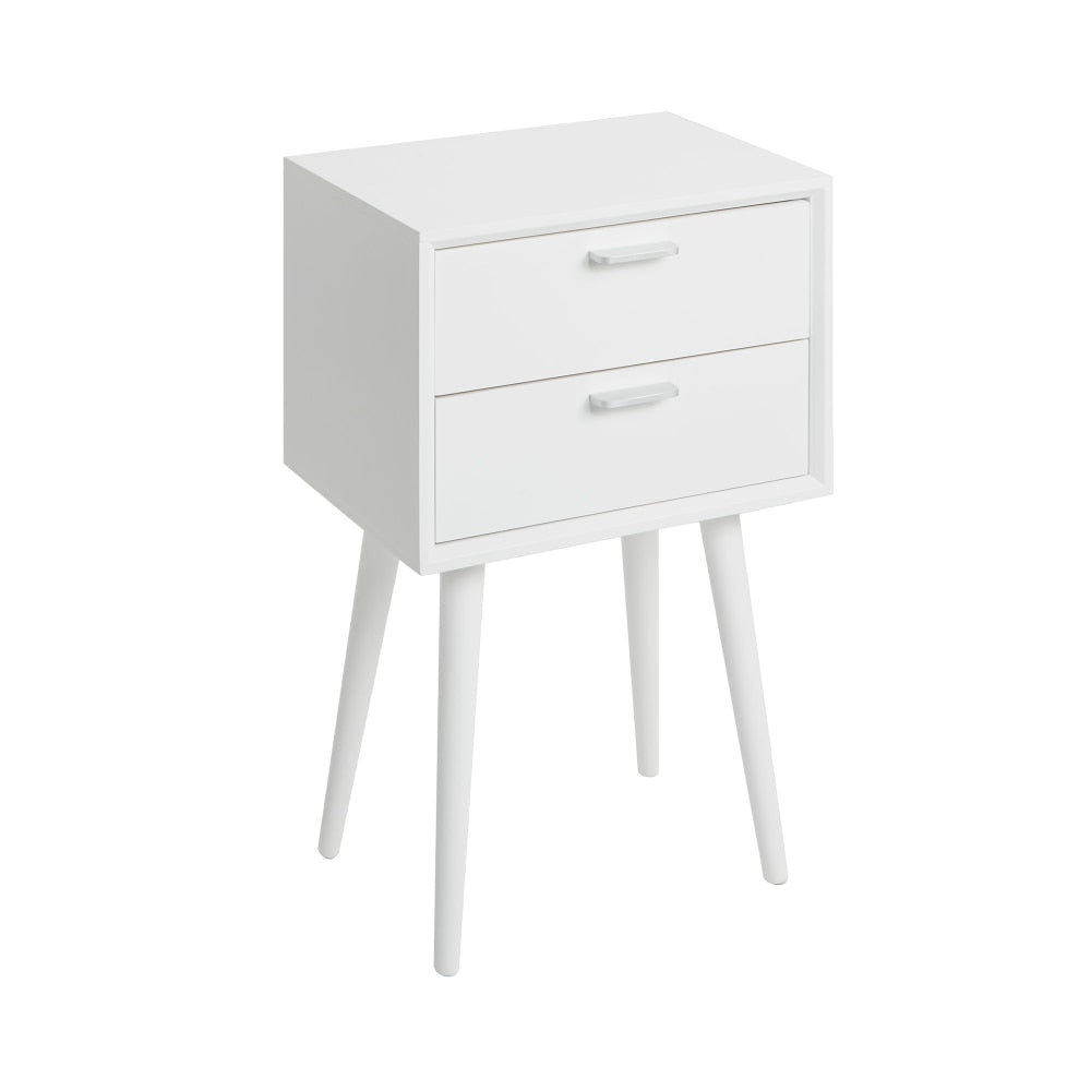 Stone Sky - Mid Century Modern Nightstand Small Bedside Table