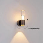 Cobalt Crescent Cedar - Nordic Bedside Wall Light Rotatable