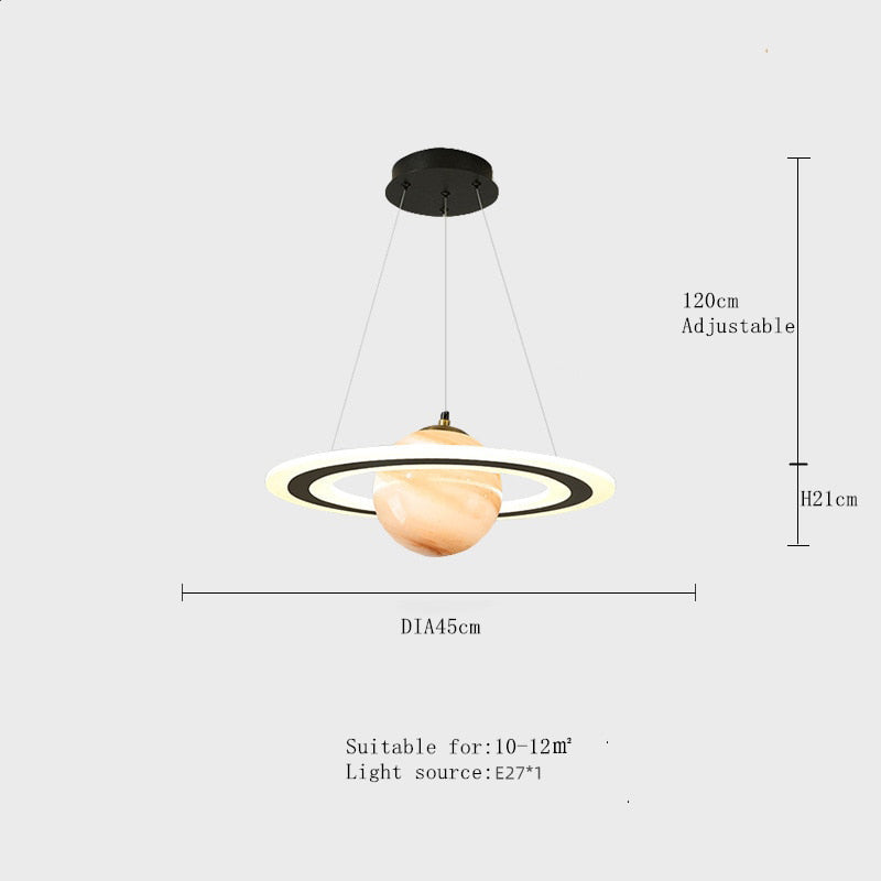 Coastal Loft - Childrens Lighting Planet Pendant Light Nursery Lamp