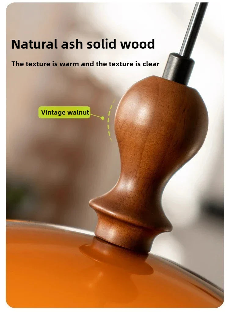 Solis - Amber Glow Dome Pendant Light