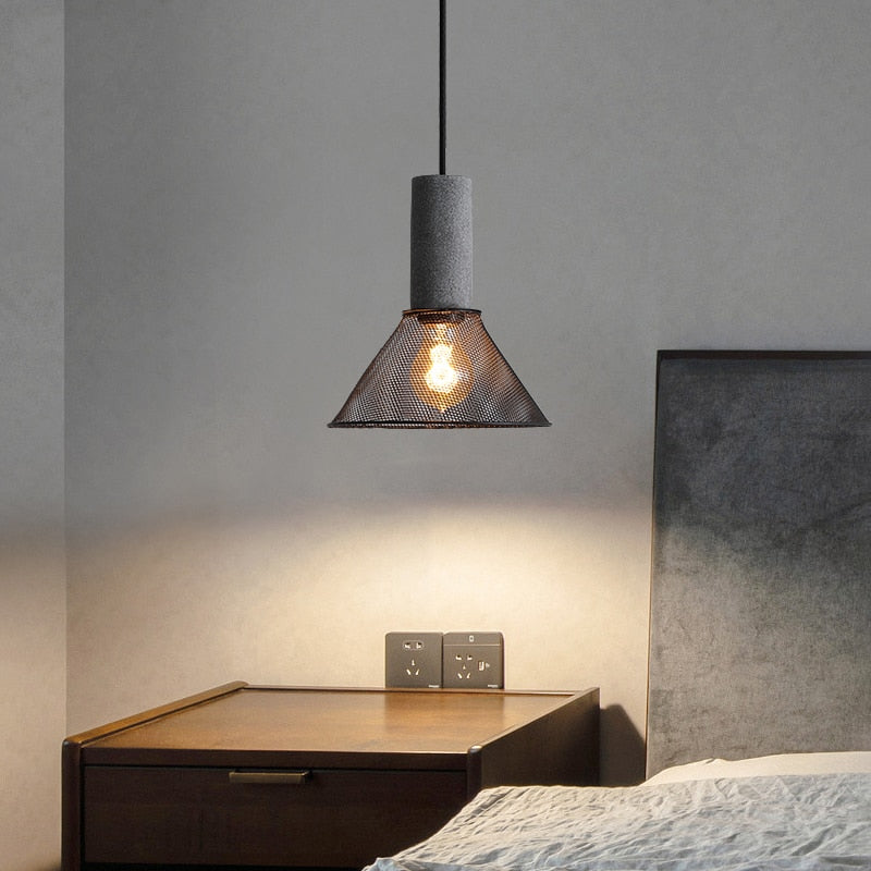 Hearth Gallery Loft Cement Pendant Lamp