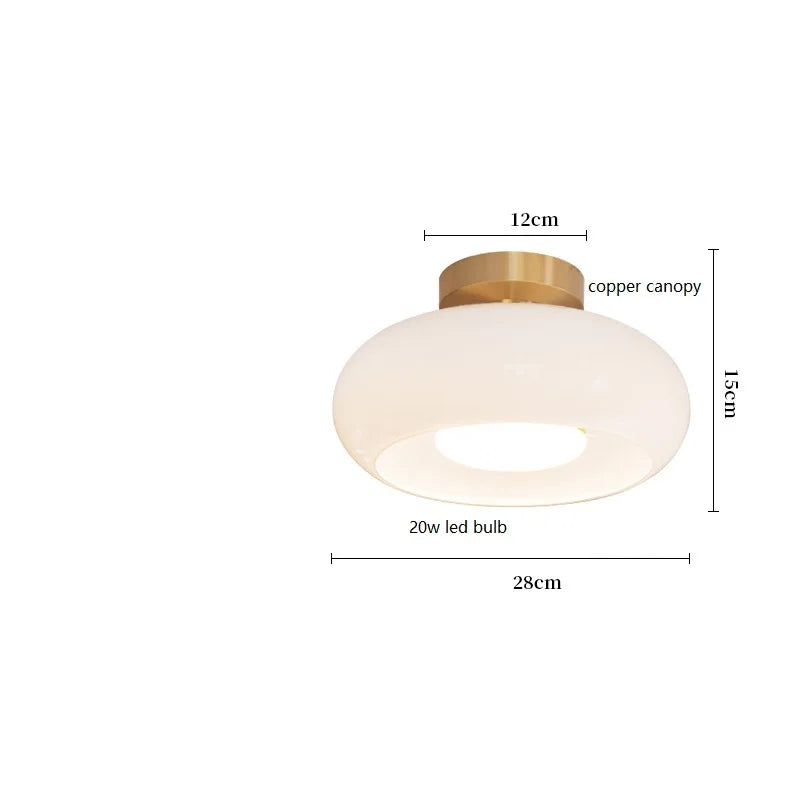 Linen Orchard - Copper Pendant Light Fixtures Bauhaus Lighting