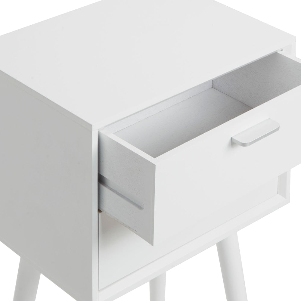 Stone Sky - Mid Century Modern Nightstand Small Bedside Table
