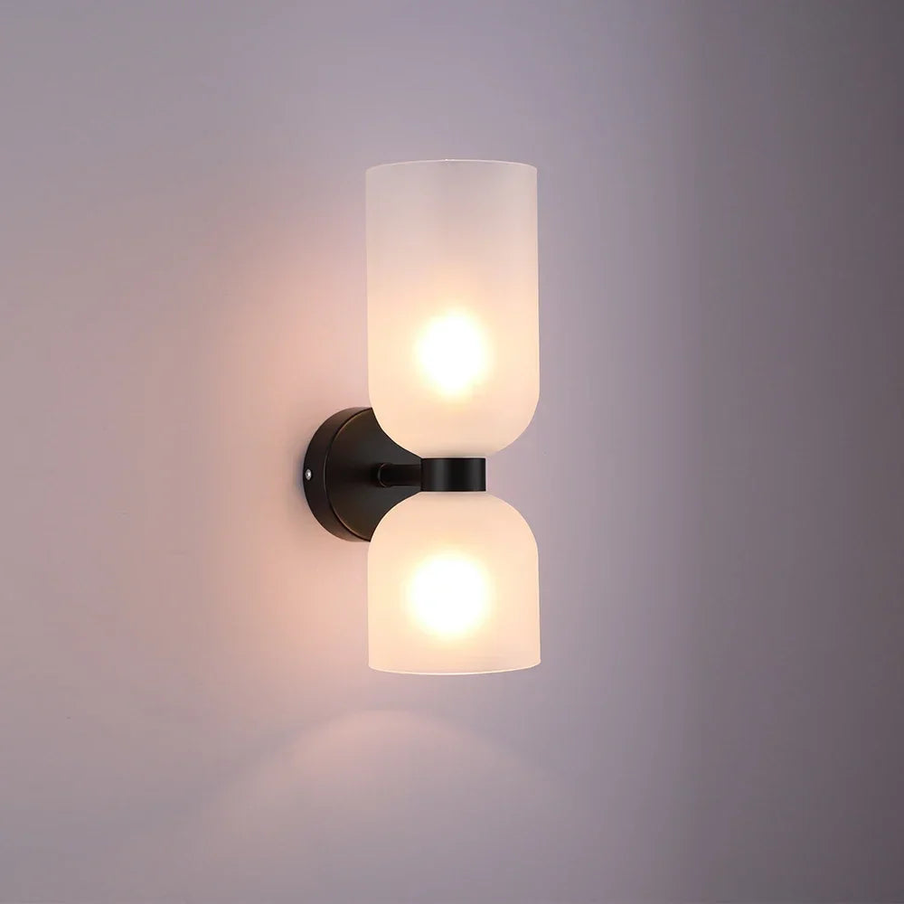Copper Ember Birch – Nordic Modern Glass Wall Light Fixture