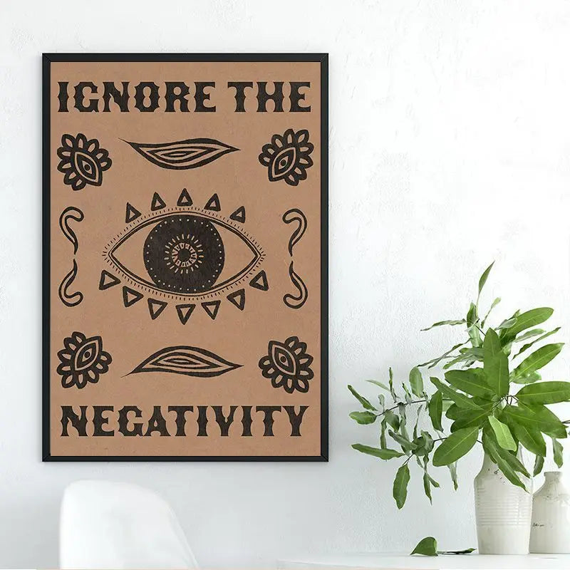 Linden - Abstract Eye Quotes Canvas Art