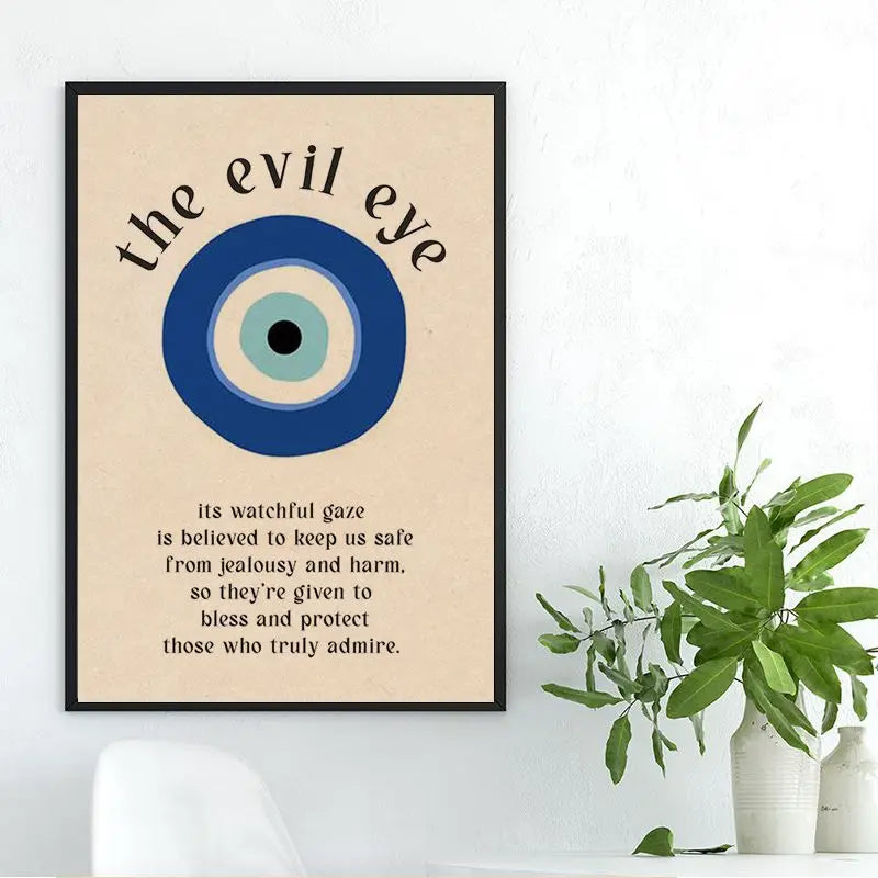 Linden - Abstract Eye Quotes Canvas Art