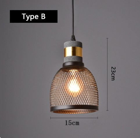 Hearth Gallery Loft Cement Pendant Lamp