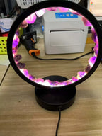 Vale - Amethys Crystal Ring Lamp