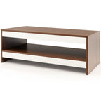 Timber Halo - Wood Coffee Table with Storage