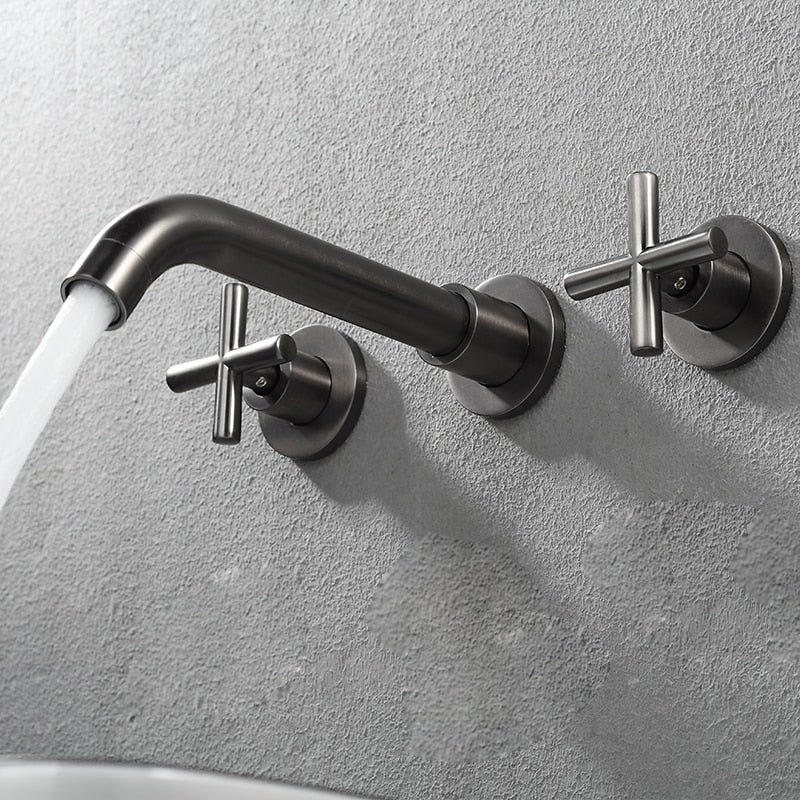 Misty Wave - Two Handle Bathroom Faucet