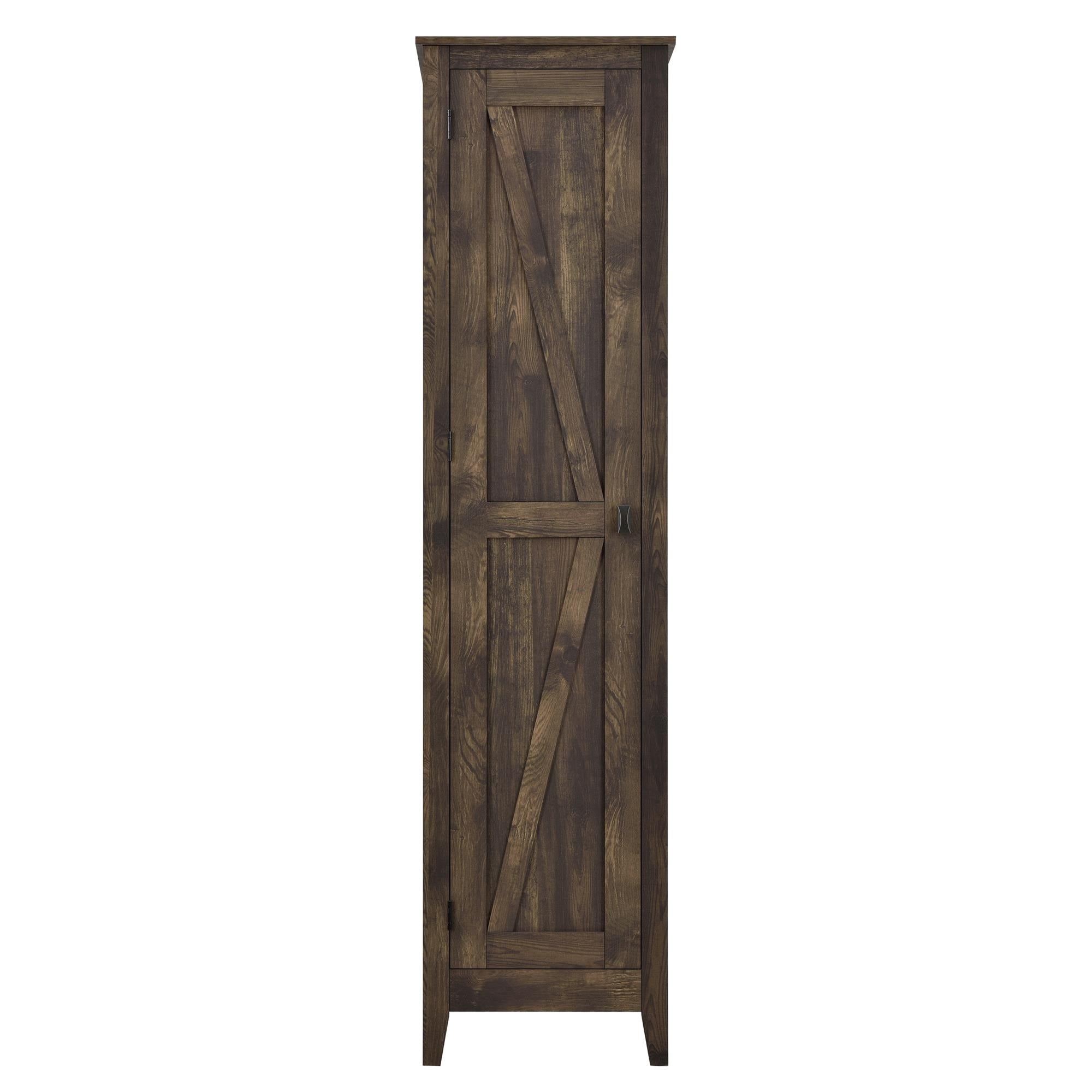 Misty Oasis - Wood Storage Cabinet Wood Cabinet