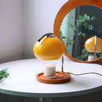 Lunar Stone - Vintage Glass Table Lamp Candle Warmer Lamp Bauhaus Furniture