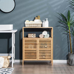 Modern River - Bamboo Wood Storage Cabinets Bathroom Cabinets