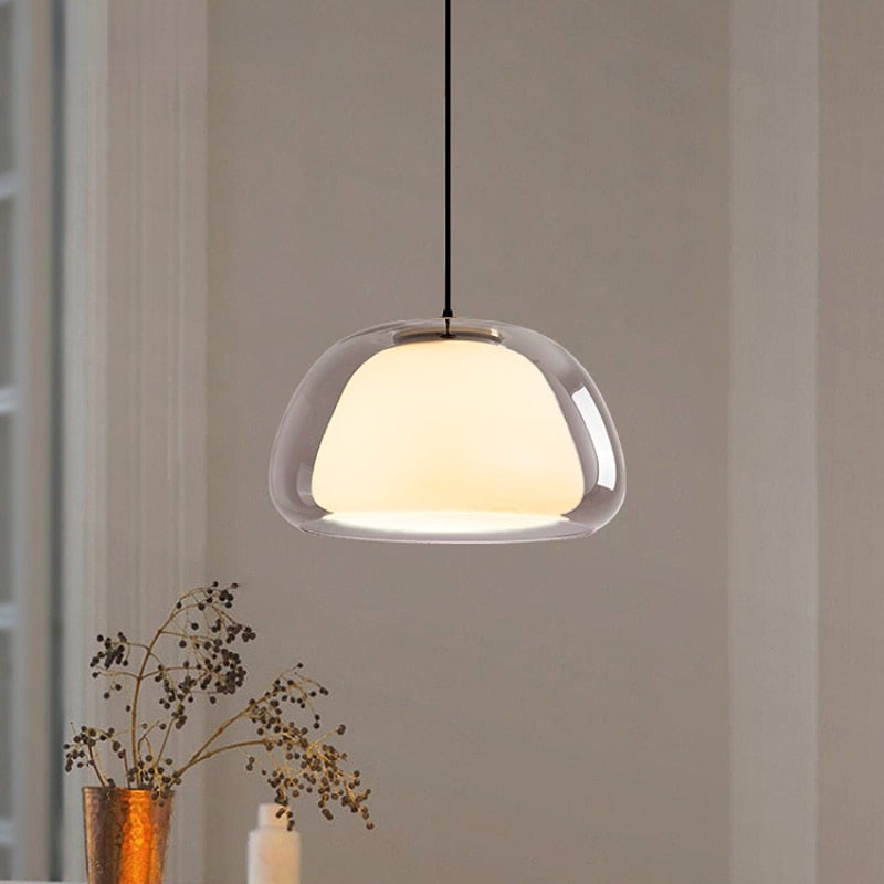 Sand Lily - Jelly Globe Pendant Light Modern Pendant Light Dome Pendant Light