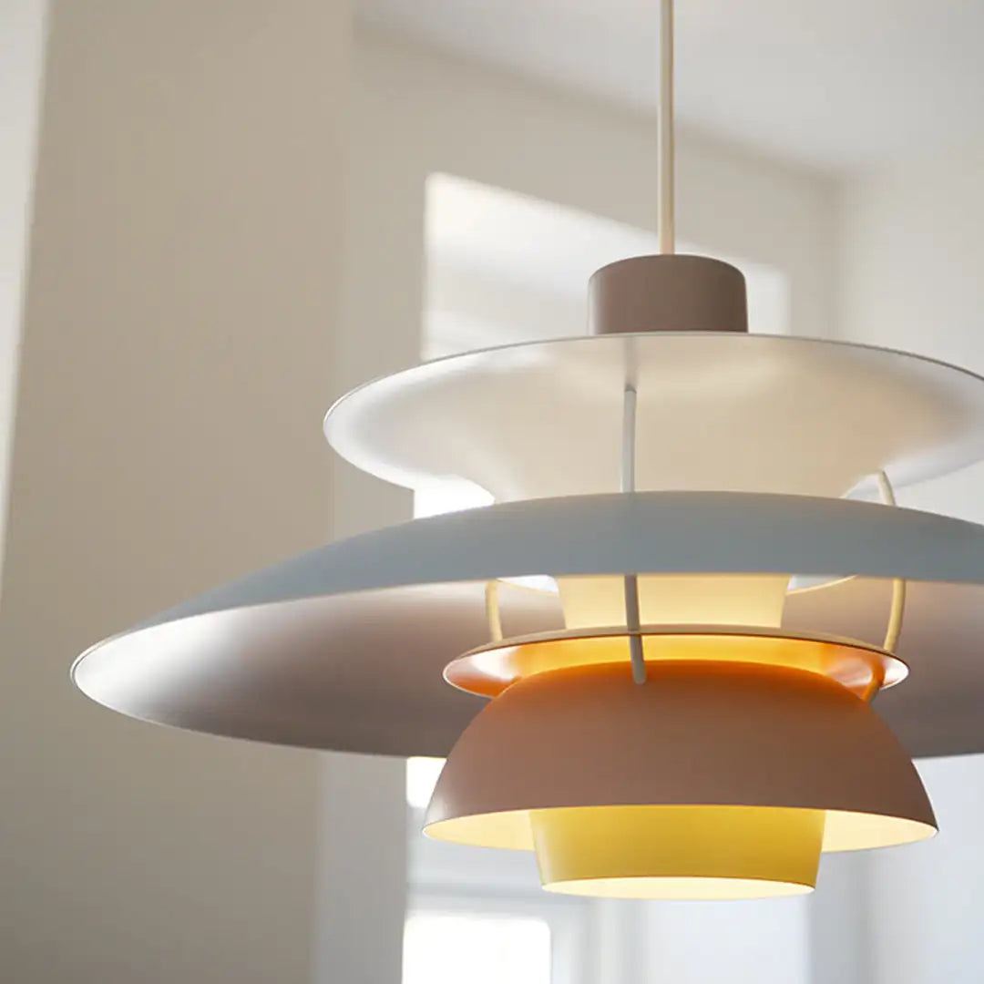 Amber Haven - Colorful Hanging Lamp Bauhaus Furniture