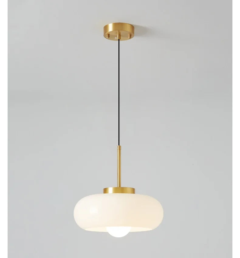 Linen Orchard - Copper Pendant Light Fixtures Bauhaus Lighting