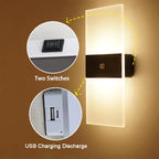 Ocean Cobalt - Rechargeable Wall Light with Switch Dimmable