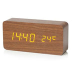 Felix - AuraBlock Wooden Digital Alarm Clock