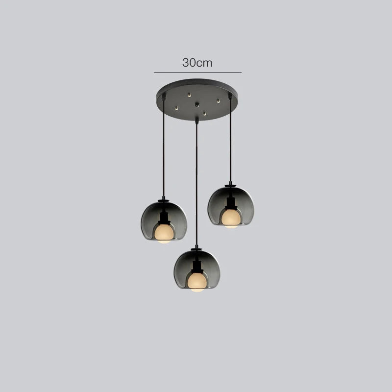 Ivory Field - Modern Glass Pendant Light
