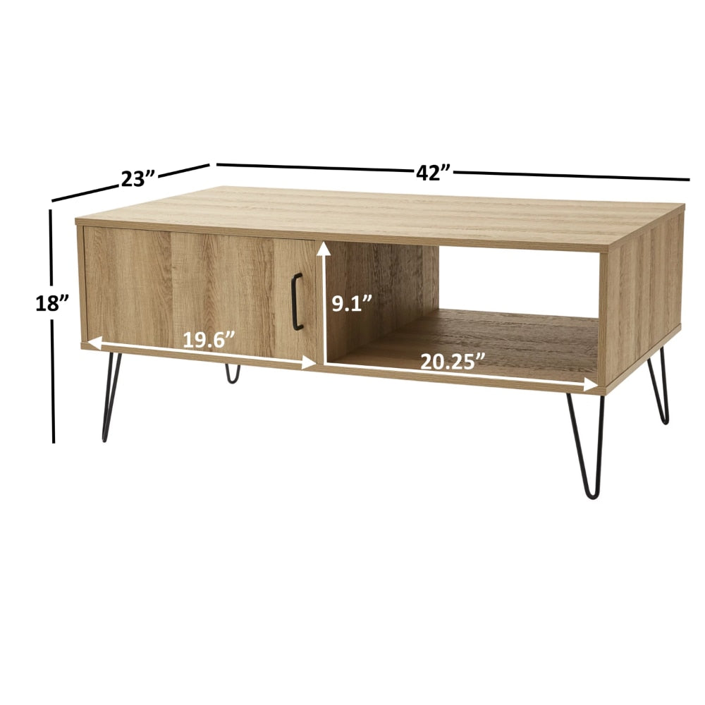 River Harbour - Modern Wood Coffee Table with Storage Square Coffee table with Storage