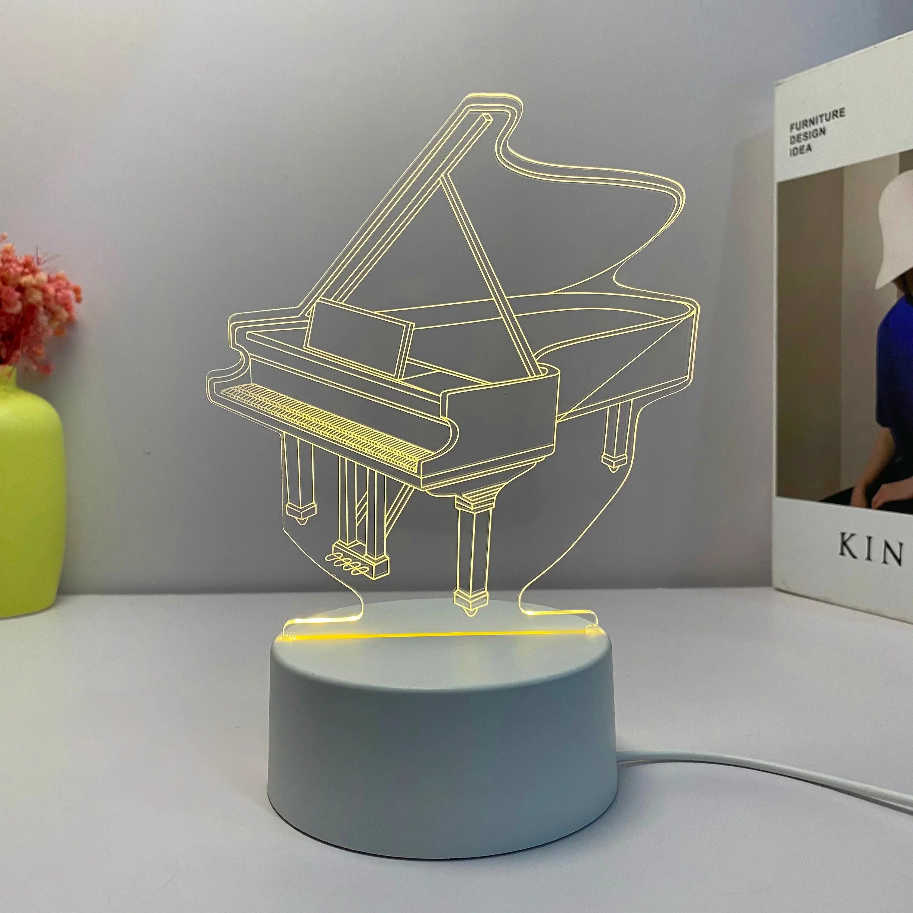 Dune - 3D Piano Night Light