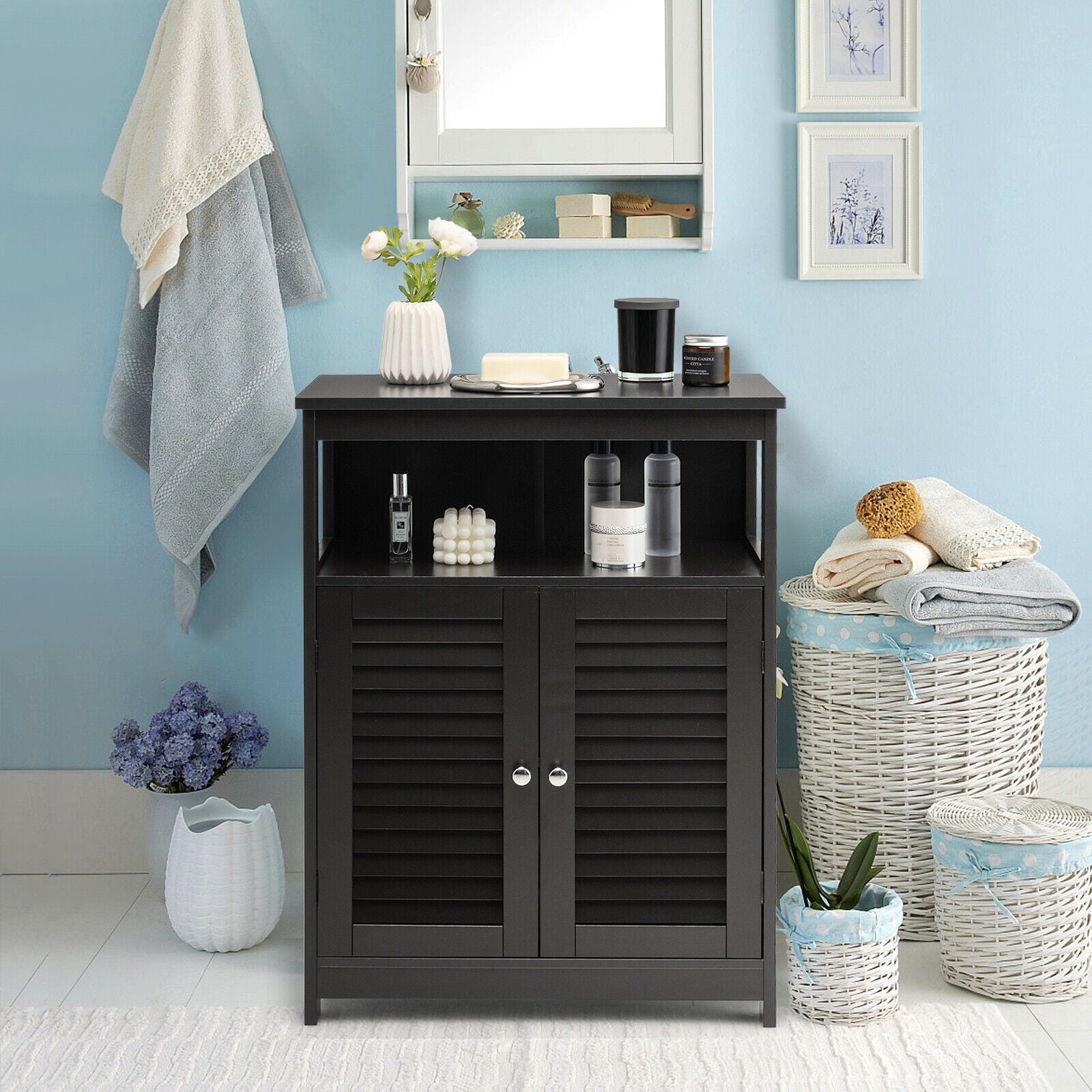 Seafoam Nook - Bathroom Storage Cabinets Bathroom Medicine Cabinets