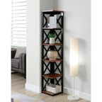 Cedar Drift - 5 Tier Corner Shelves Display Shelves Living Room Shelves