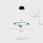 Coastal Loft - Childrens Lighting Planet Pendant Light Nursery Lamp