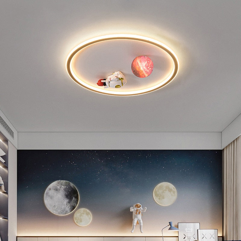 Cedar Ridge - Space Flush Mount Light Childrens Lighting