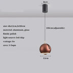 Bright Opal - Modern Adjustable LED Pendant Light