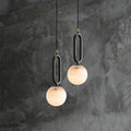 Copper Studio - Real Natural Marble Pendant Light
