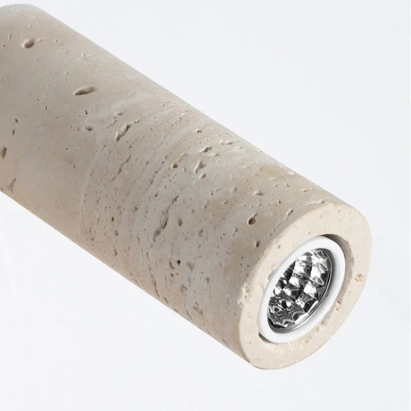 Coastal Gallery – Adjustable Travertine LED Rotating Reading Sconce