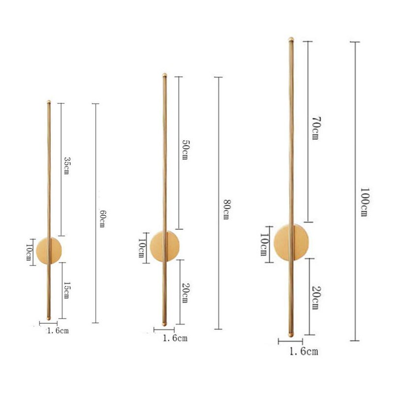 River Glow Modern Led Long Wall Sconce