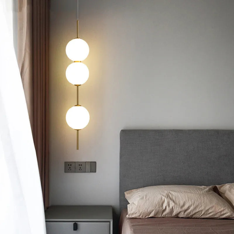 Serene Pearl - Modern Glass Pendant Lights Pendant Lights for Bedroom