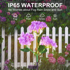 Vanta - 2Pcs Solar Hydrangea Pathway Light