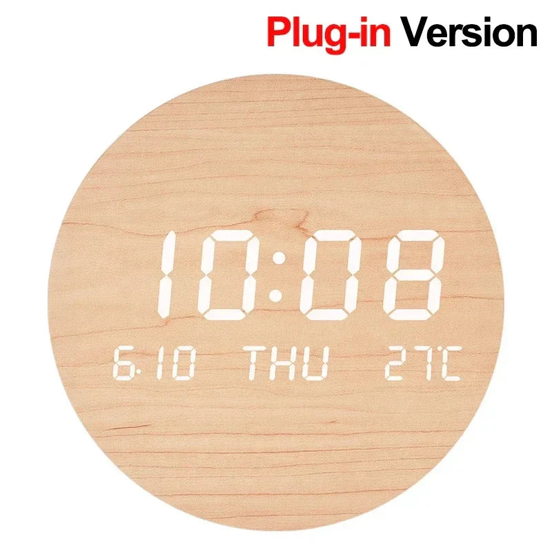 Jules - AuraSphere LED Digital Wall Clock