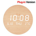 Jules - AuraSphere LED Digital Wall Clock
