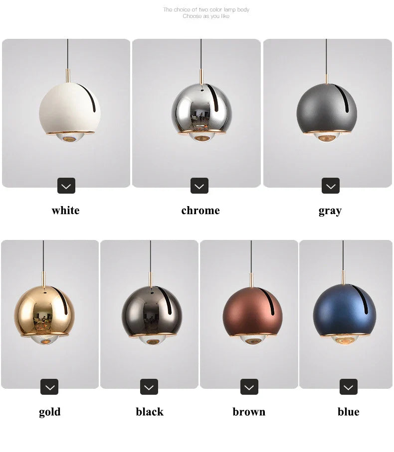Bright Opal - Modern Adjustable LED Pendant Light