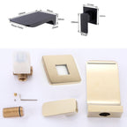 Drift Fjord - Modern Wall Mount Waterfall Bathroom Faucet