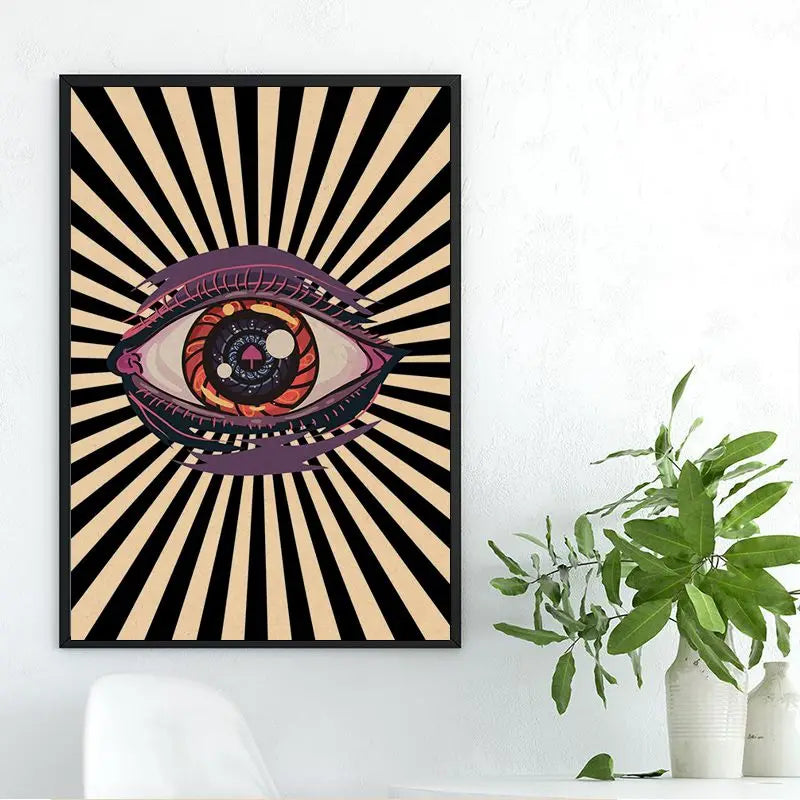 Linden - Abstract Eye Quotes Canvas Art